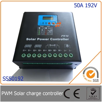 50A 192V PWM Controler de Încărcare Solară cu LED&LCD Display, Auto-Identificarea de Tensiune, MCU design cu performanțe excelente