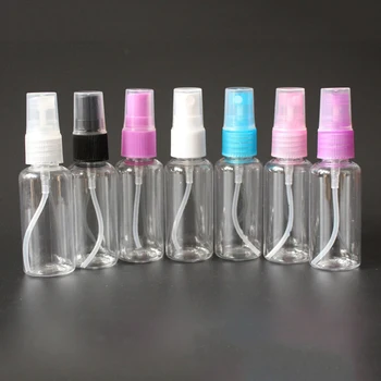 50ml Mic Gol de Spray Sticla de Parfum Pentru a Face Turism de Îngrijire a Pielii Reîncărcabile Sticle de Plastic Transparent Sticla 1 buc sau 5pcs