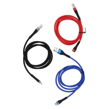 50pcs 3A Rapid de Încărcare Micro USB de Tip C Cablu de 1m Încărca Telefonul Mobil, Cablu de Date Pentru iPhone Samsung HTC Xiaomi Smartphone Android