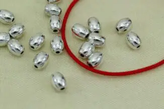 50Pcs/lot Argint Tibetan Găleată de Metal Margele Margele Spacer pentru a Face Bijuterii DIY Brățară 4*5mm