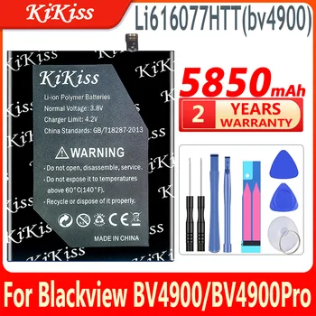 5850mAh KiKiss Baterie Li616077HTT (bv4900) pentru Blackview BV4900/BV4900Pro BV4900 Pro Telefon Mobil Baterii de Mare Capacitate