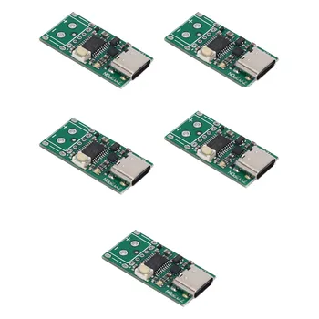 5X USB-C PD2.0/3.0-DC Power Supply Module Momeală Încărcare Rapidă Declanșa Sondaj de Votare Detector de Tester(ZY12PDN)