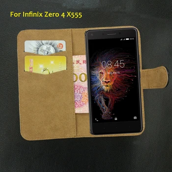 6 Culori Infinix Zero 4 Caz Flip Piele De Moda De Epocă De Lux, Multi-Funcție Infinix Zero 4 Capac Telefon Sloturi Pentru Carduri