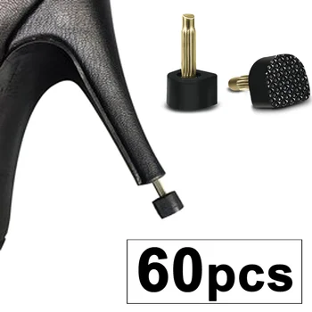 60Pcs Toc de Reparare Sfaturi de Pini pentru Femei Pantofi de Jos Ascensoare de Înlocuire Sfat Capace Doamna Tocuri de Nunta Dopuri Protector Kit