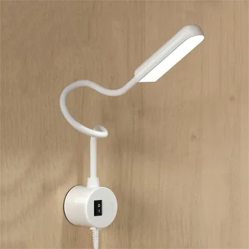 6W Industriale Lampă cu LED-uri Magnet Mașină de Cusut Lampa de Lucru Flexibil Lampa cu Port USB pentru Masina de gaurit de banc de lucru