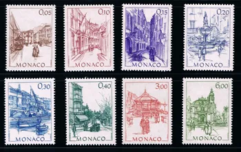 8Pcs/Set Noi Monaco Post de Timbru 1984 Coleridge Pictura Vol. Am de Arte Sculptura Stamps MNH