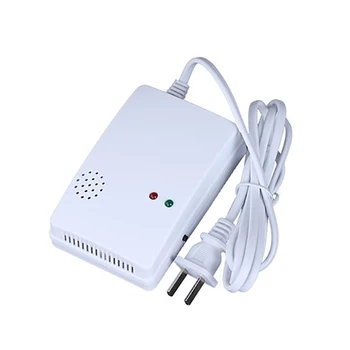 AC Plug-in-Propan/Gaze Naturale Alarma Detector GPL/Gaz de Cărbune de Detectare a Scurgerilor Monitor de Alarmă pentru Casa/Bucatarie, Sunet, Lumină de Avertizare
