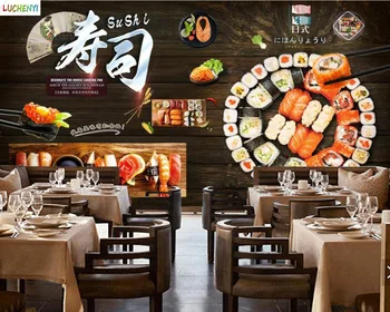 Actele de paredel sushi Japonez fan tapet preparate din bucătăria Japoneză, grătar, restaurant pictura murala de perete tapet decor acasă