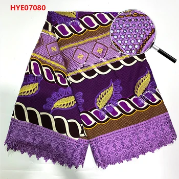 Africa de Ceară Colorate cârpă dantelă rochie pentru petrecerea de craciun HYZ07083