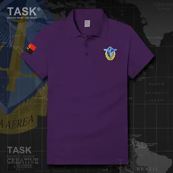 Air Force Republica Angola Angola în URMĂ AO camasa cu maneci Scurte T-shirt militară a forțelor aeriene imprimat bumbac Slim Fit Polo shirt Barbati