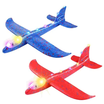 Airplanefor Jucarii Copii Avioane De Jucărie Avion Planor Condus Avioane Care Zboară În Aer Liber Arunca Lumina Glidersflight Copii Mici Mari Modul De Băieți