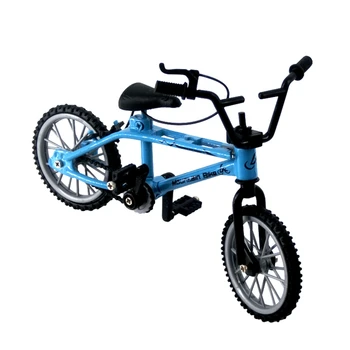 Aliaj Mini Biciclete de Munte Biciclete Model pentru 1/10 RC Crawler Axial SCX10 Traxxas TRX4 D90 Tamiya CC01 Decor,Albastru