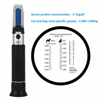 Animal de casă Pisică Câine Urină, Concentrația Metru Urină Greutate Specifică Metru Ser Concentrația de Proteine Metru 1.000-1.060 sg