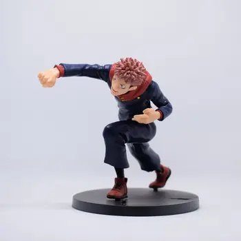 Anime Jujutsu Kaisen Itadori Yuji Lupta PVC figurina de Colectie Model de Păpușă Jucărie 12cm