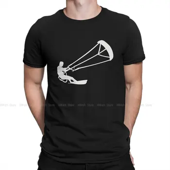 Apa Iubitor de Sport Creative Tricou pentru Barbati pentru Kitesurfing Kitesurfers Guler Rotund Bază T Cămașă Personalizați Cadou Streetwear