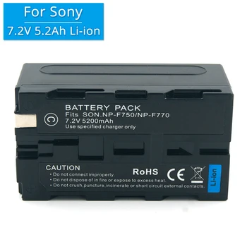 Aparat foto Baterie Reîncărcabilă NP-F750 NPF750 7.2 V 5.2 O baterie Li-ion pentru Sony digital baterie NP-F530 NP-F570 NP-F770 NP-F950 NP-F970
