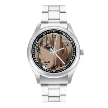 Armin Arlert Cuarț Ceas Atac Pe Titan Benzi Desenate Clasic Japonia Design De Lux Ceas De Mână Din Oțel En-Gros Acasă Lady Ceas De Mână
