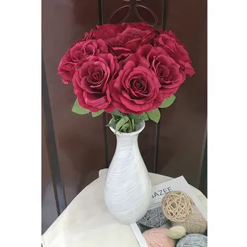 Artificiale Flori de Trandafir Singură Tulpină Lungă Buchet Frumos de Simulare de Flori Pentru Acasă Petrecere de Nunta de Decorare 50cm 1bucată