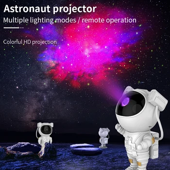Astronaut Cerul Înstelat Lampa de Proiecție Usb Lumina de Noapte Galaxy Proiector Lampa Cerul Înstelat Decorațiuni interioare corpuri de Iluminat pentru Copii Cadouri