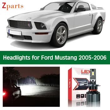 Auto Becuri Pentru toate modelele Ford Mustang 2005 2006 LED-uri Faruri farurile cu fază lungă Canbus Lumini 12V Auto Accesorii de Iluminat