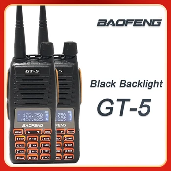 BAOFENG GT-5 Putere Mare Profesional Walkie Talkie cu Rază Lungă Dual Band CB Sunca uv82 Două Fel de Radio Comunicador Transceive