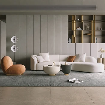 Baxter curbat canapea Nordic tehnologie tesatura living modern Italian minimalist colț special în formă de canapea de designer