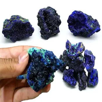 Bijuterii De Luare Decor Acasă Reiki Cuarț De Cristal Mineral Specimen Piatră De Vindecare Naturale Azurit Minereu De Malachit Geode