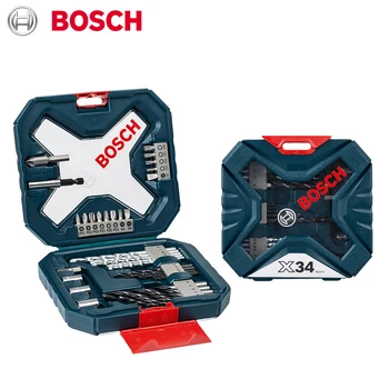 Bosch Burghiu Bosch Set 34X Impact Twist Drill Burghiu Electric Pic Instrument de Putere