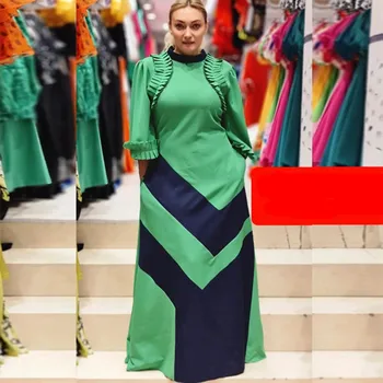 Boubou Îmbrăcăminte Africain Femme African Print Rochie Marime Mare Pentru Femei Rochie Maneca 3/4 Ankara Rochii Fete Rochie De Petrecere 2023