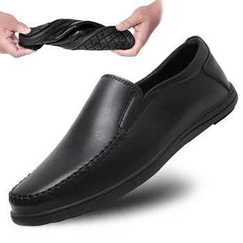 Brand De Lux De Afaceri Formal Barbati Mocasini Mocasini Piele Naturala Barbati Casual Pantofi Respirabil Aluneca Pe Bărbat De Conducere Pantofi
