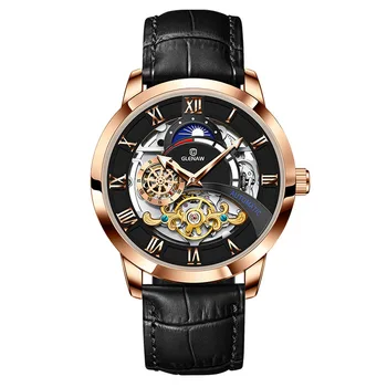 Brand de Top pentru Bărbați Ceas de Moda Dial Design Unic Bărbați Ceas Casual de Afaceri de Ceas din Piele Impermeabil Ceas 2022 NOI