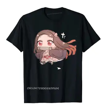 Brand Nezuko Kamado Chibi Kimetsu Nu De Imprimare De Top T-Shirt Bumbac Premium Topuri Camasi Pentru Barbati Normcore