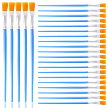 Brushbrushes Pictura Pensula De Desen, Acuarelă, Ulei De Detaliu Fin Plat Kit Acril Pigment De Culoare Consumabile Set Sintetic Cap