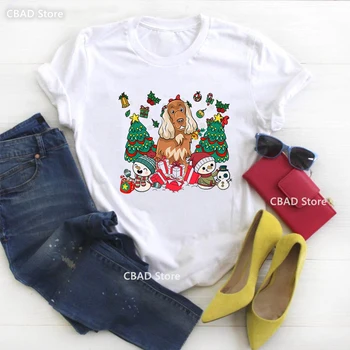 Cadou de crăciun Chihuahua Animal Print T Shirt pentru Femei de Îmbrăcăminte Amuzant Casual Tricou Femme Harajuku Tricou Kawaii Dog T-Shirt, Blaturi