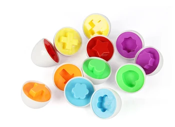 Cadouri Pentru Copii De Potrivire Inteligent Ouă De Culoare Formă Știu Scrie Blocuri Jucarii Educative Unisex Plastic 3 Ani Jucărie Inteligenta 2021