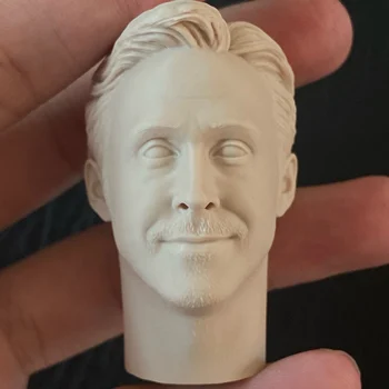Cap Scara 1/6 1/6 Cap Nevopsite Model Rășină 1/6 Ryan Gosling 2.0 Capul Sculptură 3D Printing Kit Garaj
