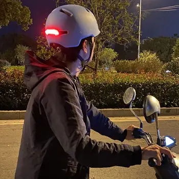 Casca de bicicletă Ușor Drum de Munte Biciclete Plimbare de Noapte Casca cu LED-uri de Avertizare Lumina Coada Echipamente de Ciclism