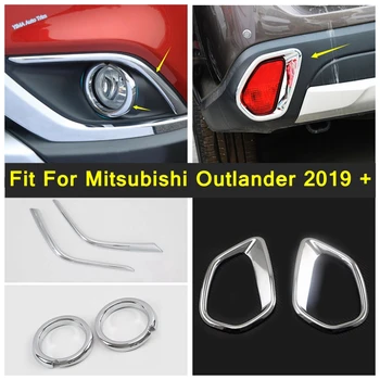 Chrome Mașina Din Față Faruri De Ceață Lampă Capac Ornamental Din Spate Foglight Cadru Auto De Styling, Accesorii Pentru Mitsubishi Outlander 2019 - 2021