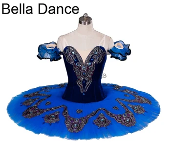 Clasic de Clătite balet tutu Profesional Prințesa Florina Blue Bird Balet Tutu NutrackerBT8992