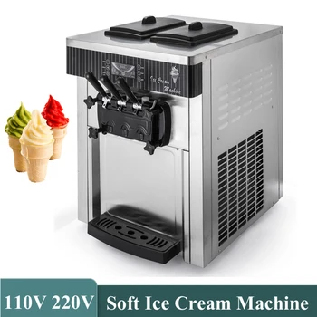 Comerciale Moale Servi Înghețată Dulce Con Automat Desktop Mic Masina de inghetata 110V 220V