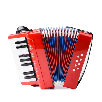 Copii Acordeon Cu 17 Taste Tastatură de Învățământ Iluminare pentru Copii Haioase Copii Jucării Instrumente Muzicale de Cadou AC03