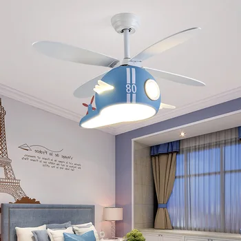 Copii moderne candelabru tavan ventilator fara palete dormitor ventilator de tavan lampa ventilatoare de tavan cu lumini decorative led lămpi de tavan