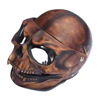 Craniu Fantomă Casca Cu Ochelari De Protecție Completă Față De Craniu Căști De Motocicletă Cu Ochelari Scheletul Craniului Căști De Protecție Cu Lentila Fata Complet