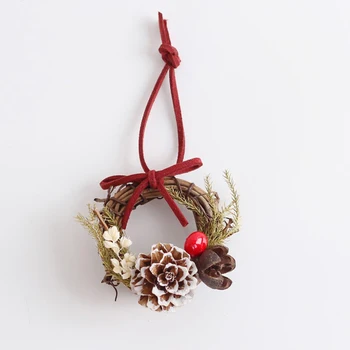 Creative Cadou de Crăciun Artificial Berry Con de Pin Trestie de Vacanță Decoratiuni Accesorii pentru Casa pentru Prieteni Agățat de Perete Decor