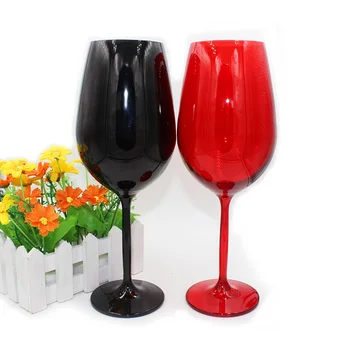 Creative Europene de cristal de sticlă pahar de vin roșu acasă rosu negru decor cabinet vin pocalul de culoare