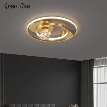 Creative LED Lumini Plafon Interior Rotund Lampă de Tavan pentru Camera de zi Dormitor Sufragerie Bucatarie Modern de Lumină Decor Acasă Lumini