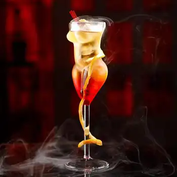Creative Sticla Cristal Corpul Uman Vin Roșu Cupa Borosilicată Mare Frumusete Pocal De Sticlă Nud Femei Cana Pahar