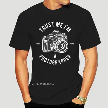 Crede-Mă că sunt Un Fotograf Tricou Top Împușc Oameni Canon Nikon Sony Lumix O-Gât Hipster Print T Shirt pentru Bărbați Sbz1074 1744A