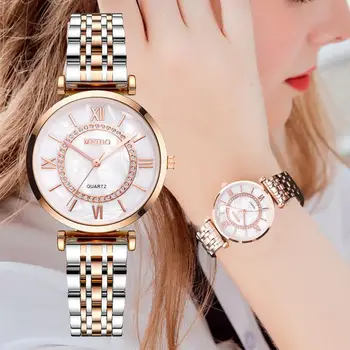 Cristal De Lux Pentru Femei Ceasuri Brățară De Top De Brand De Moda Diamant Doamnelor Cuarț Ceas Din Oțel Femeie Ceas De Mână Montre Femme Relogio