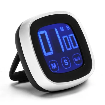 Cronometru de bucătărie Pentru Gătit Touchscreen LCD Clasă Timer Pentru Copii Timer Digital Pentru Joc Săli de Fitness